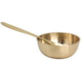 ROCK TAWA BRONZE CUTLERY SET (BOWL AND SPOON)| (110 ML, GOLD)