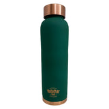 ROCK TAWA COPPER WATER BOTTLE WITH SILK FINISH (COLOUR DIFFERS)