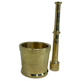 ROCK TAWA BRASS MORTAR & PESTLE |IMAM DASTA  2.8 INCH LONG