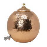 ROCK TAWA COPPER HAMMERED WATER POT - 4 LTRS