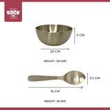 ROCK TAWA BRONZE BOWEL WITH SPOON