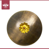 Rock Tawa Bronze Spice Box with Flower on Top (100 ML)