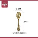 Rock Tawa Bronze Spice Box with Flower on Top (100 ML)