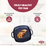 ROCK TAWA GRILL PAN LOOP HANDEL 10.5/2 LITRES INCH PRE-SEASONED CAST IRON SKILLET