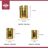 BRASS MEASURING CUP SET