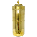 ROCK TAWA BRASS TRADITIONAL COFFEE FILTER CLASSIC FINISH,350 ML