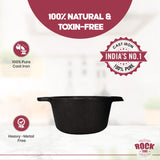 ROCK TAWA CAST IRON COMBO 3 LRTS DUTCH OVEN / 8 INCH/1.1 LITRE PAN PRE-SEASONED