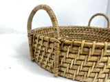 ROCK TAWA WOODEN BASKET| CIRCULAR| DECOR BASKET