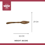 ROCK TAWA MANGO WOOD WOODEN SPATULA FOR MIXING GRAVY, 27 CM