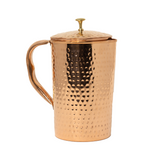 ROCK TAWA COPPER JUG 1.5LTRS WITH TUMBLER/GLASS-2 NOS