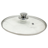 ROCK TAWA SS BOTTOM AND KADHAI WITH GLASS LID, 24.5CM/ 3 LTRS