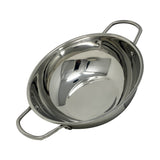 ROCK TAWA STAINLESS STEEL KADHAI/KADAI| 2500ML