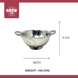 ROCK TAWA STAINLESS STEEL RICE| FRUITS STRAINER (20 CM)