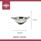 ROCK TAWA STAINLESS STEEL RICE| FRUITS STRAINER 26 CM
