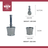 ROCK TAWA SS MORTAR & PESTLE |IMAM DASTA 6 CM LONG