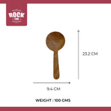 ROCK TAWA WOODEN REGULAR ROUND SPATULA FOR COOKING (MANGO WOOD)