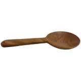 ROCK TAWA WOODEN REGULAR ROUND SPATULA FOR COOKING (MANGO WOOD)