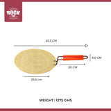 ROCK TAWA BRASS DOSA TAWA FOR ROTI/PARATHA/CHAPATI 10 INCHES